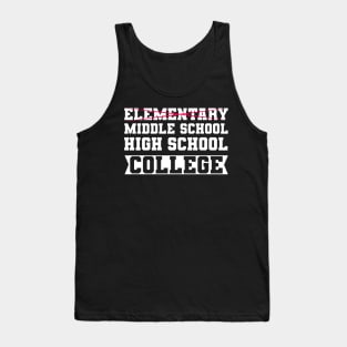 2023 Funny Elementary School Graduation Tank Top